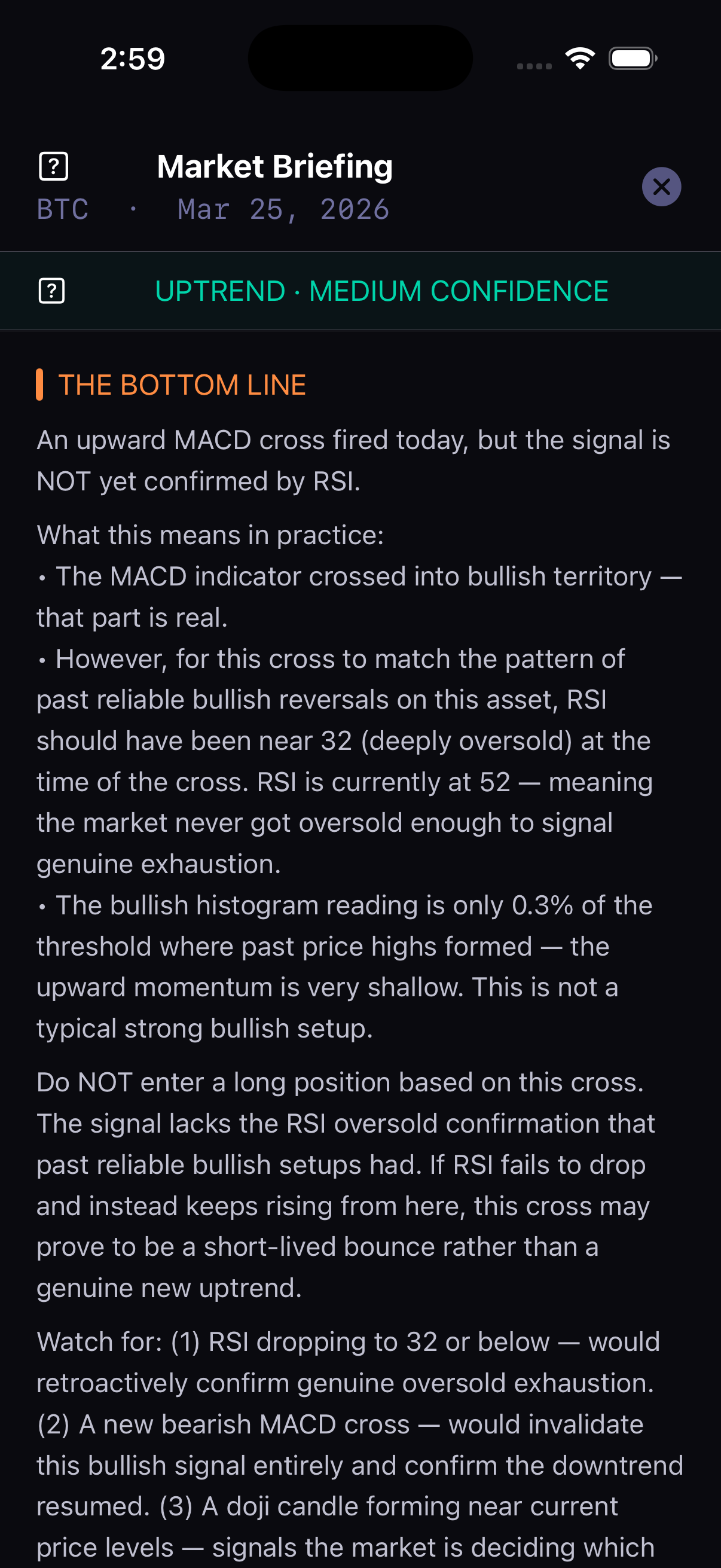 Telexor Alpha — market briefing bottom line